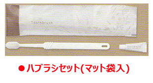 使い捨て歯ブラシ